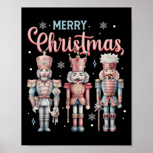 Póster Feliz Navidad Nochebuena de los hombres del Ballet