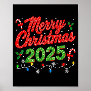 Póster Feliz Navidad para mujeres hombres chicos jóvenes 