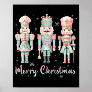 Póster Feliz Navidad Pijama De Ballet Navideño Mono Lindo