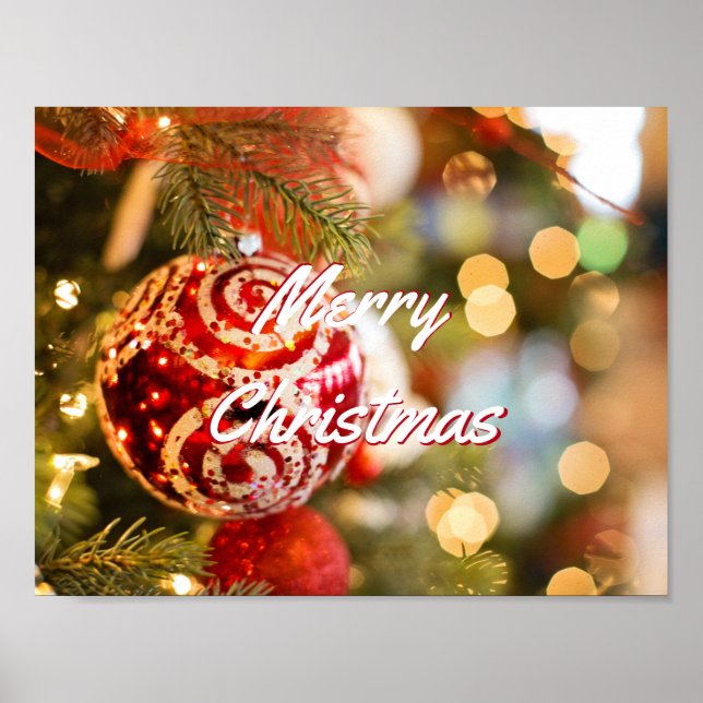 Póster Feliz Navidad por Storeman (Frente)