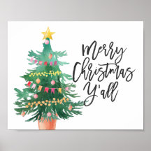 Feliz Navidad, Poster de Árbol de Navidad