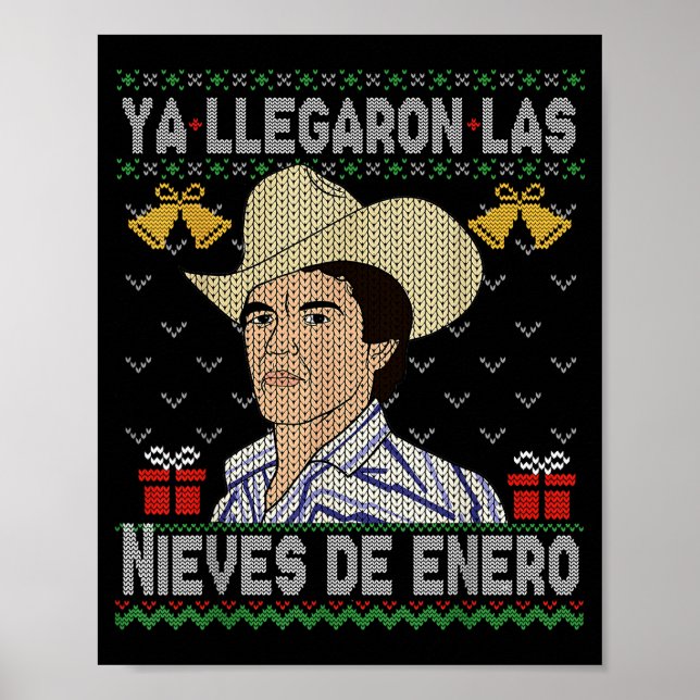 Póster Feliz Navidad Spanish Las Nieves De Enero El Del C (Frente)