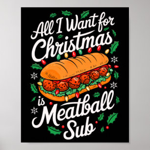 Póster Feliz Navidad Todo Lo Que Quiero Del Submarino De