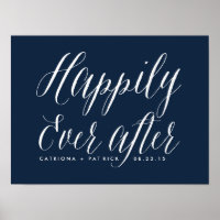 Feliz Nunca Después De Un Poster Boda | Armada