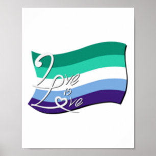 Póster ¡Feliz Orgullo! Bandera Gay Sobredimensionada