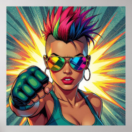 Póster ¡Feliz Orgullo! Lgbtqia+ Guay Chick