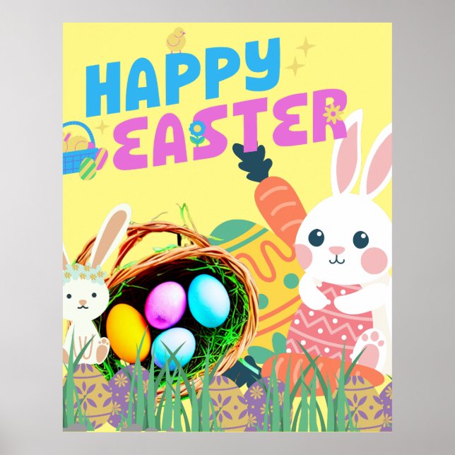 Póster Feliz Pascua (Frente)