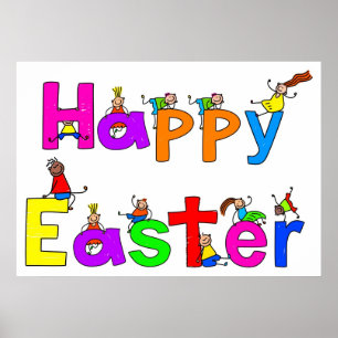 Póster Feliz Pascua
