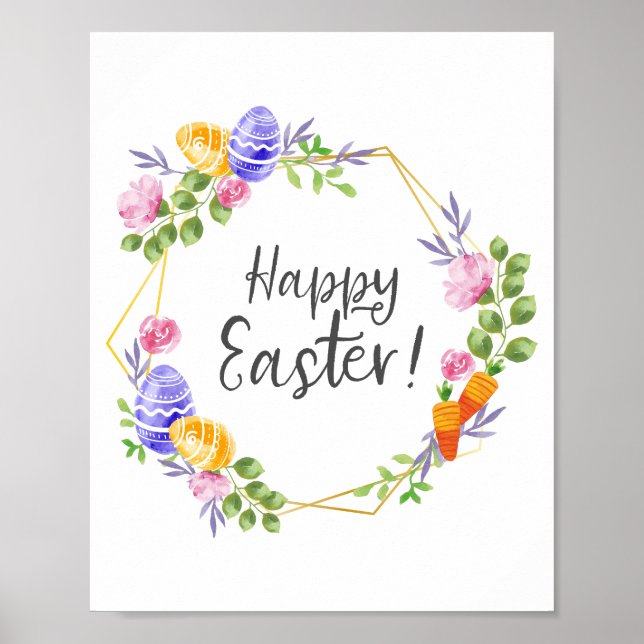 Póster Feliz Pascua (Frente)