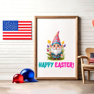 Póster Feliz Pascua - Cuidadosa