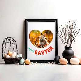 Póster Feliz Pascua - Divertida Pascua