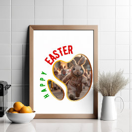 Póster Feliz Pascua - Fe