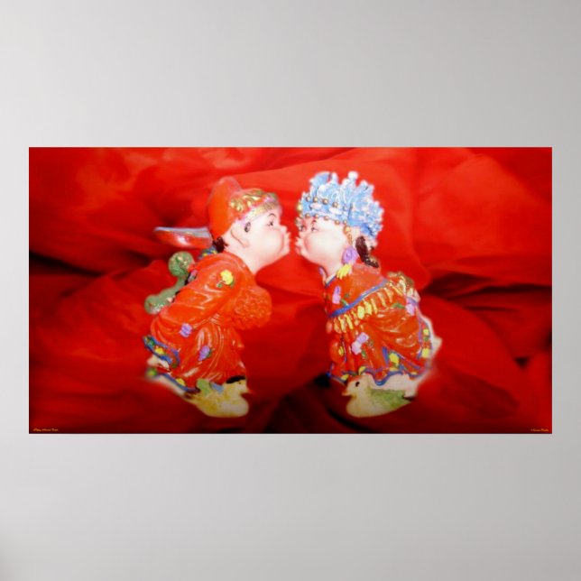 Póster Feliz Poster de la pareja casada (Frente)