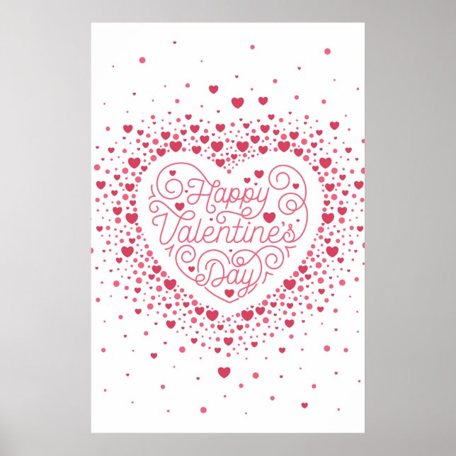 Póster Feliz Poster de San Valentín 24x36 (Frente)