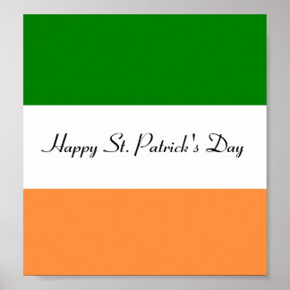 Póster Feliz Poster del Día de San Patricio