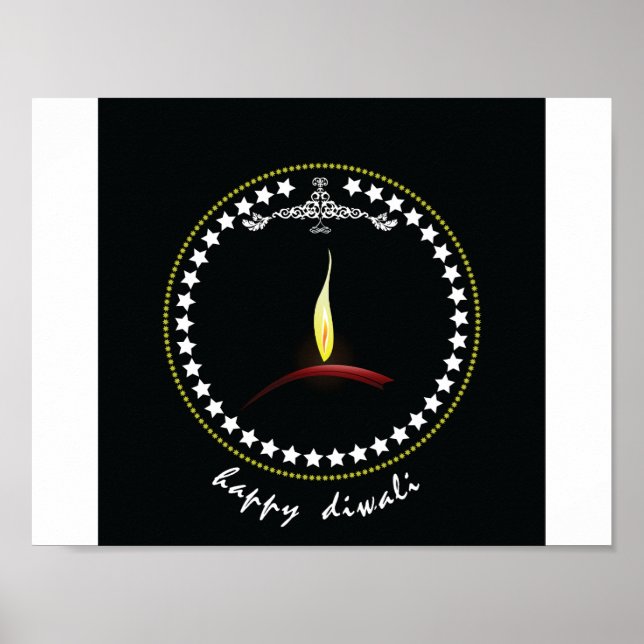 Póster Feliz Poster Diwali (Frente)