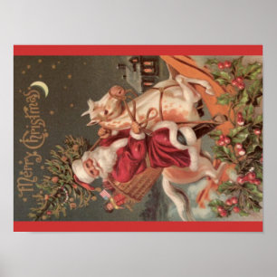 Póster Feliz poster navideño