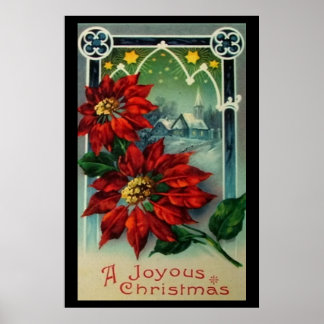 Póster Feliz Poster navideño