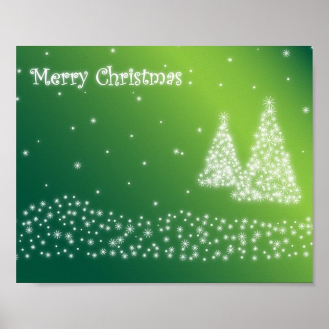 Póster Feliz Poster navideño (Frente)