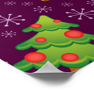 Póster Feliz Poster navideño