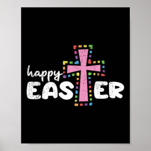 Póster Feliz Semana Santa Cruz de Primavera de la Caza de