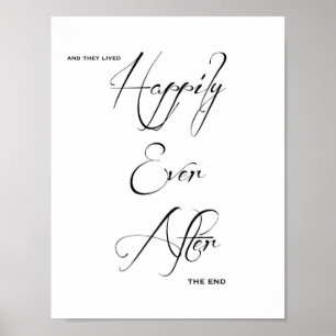 Póster Feliz siempre después