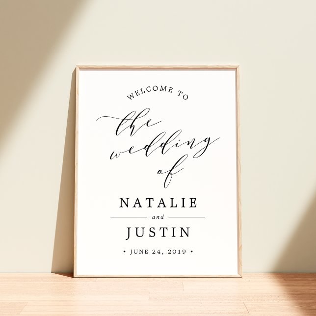 Póster Feliz | Signo de bienvenida de Boda (Subido por el creador)