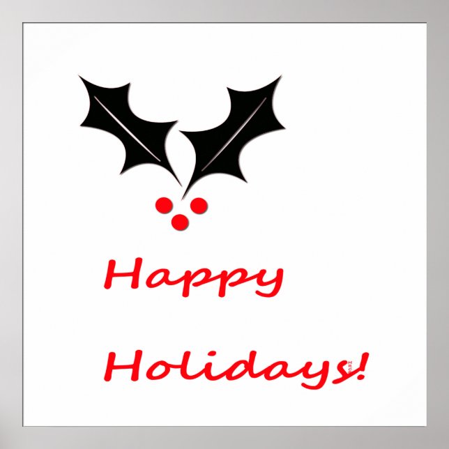 Póster ¡Feliz temporada de feriados! (Frente)