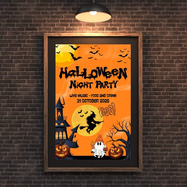 Póster Feliz truco de Halloween o Poster de tratados (Subido por el creador)