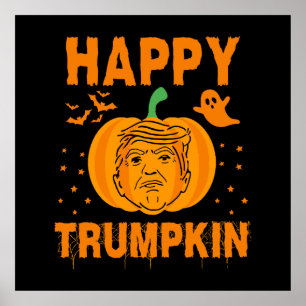 Póster Feliz Trumpkin vuelve a hacer grande a Halloween