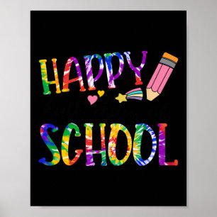 Póster Feliz Último Día De Educación Para Graduación De C