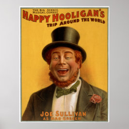Póster Feliz viaje de Hooligan por el mundo