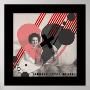Póster felizmente nunca después