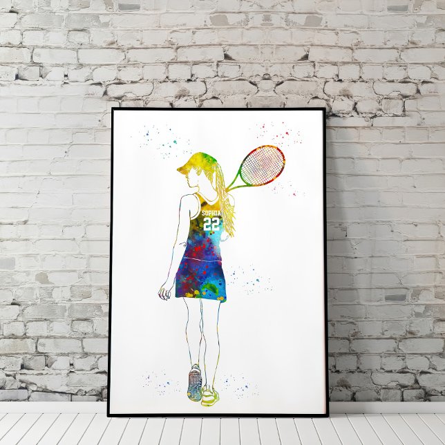 Póster Female Tennis Player (Subido por el creador)