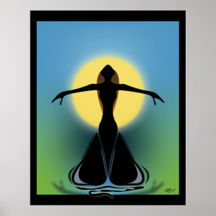 Póster Femenina en flor