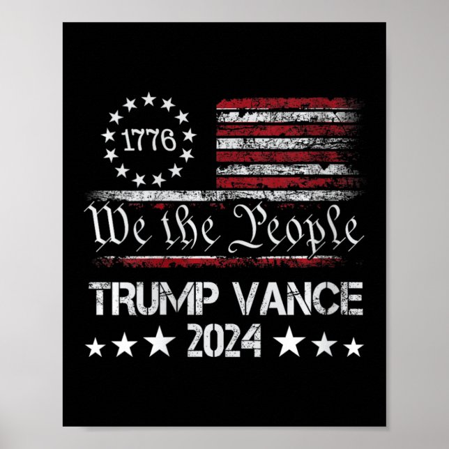 Póster Femeninas Trump Vance 2024 (Frente)