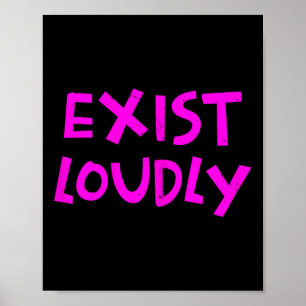 Póster Feminancia feminista femenina distinguida