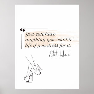 Póster Feminina Minimalista elegante y moderna