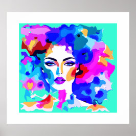 Póster Femininidad vibrante | Emociones | Captivador