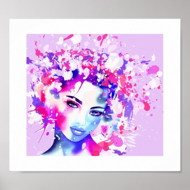 Póster Femininidad vibrante | Obra maestra visual (Frente)