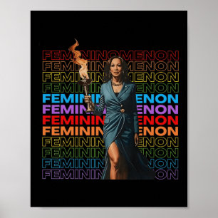 Póster Femininomenon Funny Kamala Harris