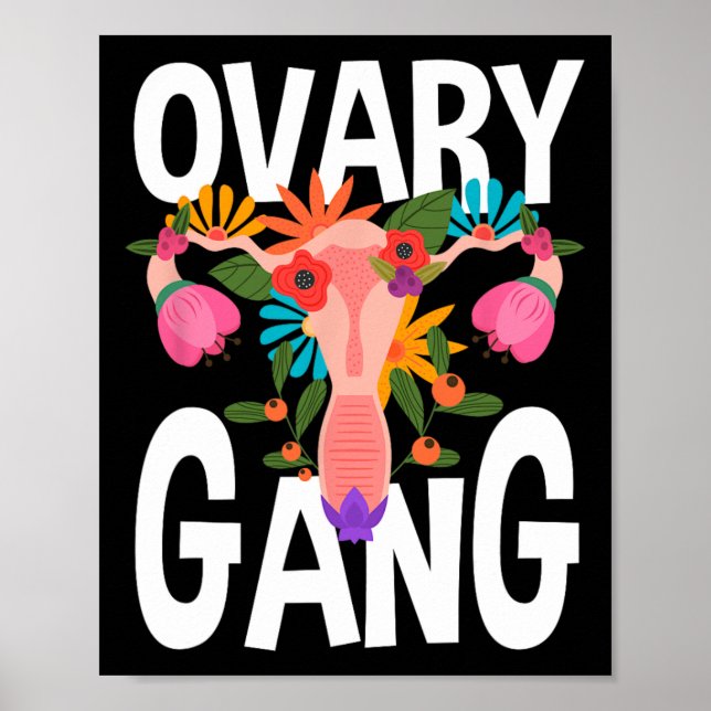 Póster Feminismo Ovárico Gang Uterus (Frente)
