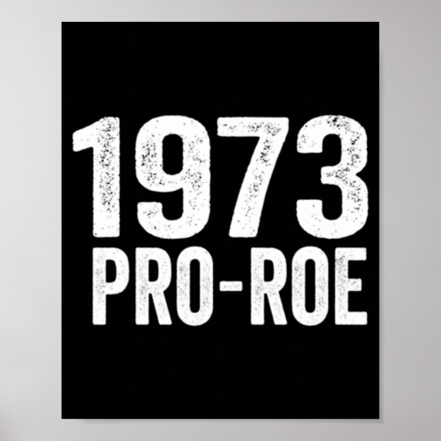 Póster Feminismo Pro Roe v Wade Pro Choice (Frente)