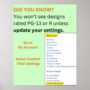 Póster feminista - ambientes en Zazzle - poster