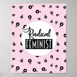 Póster Feminista radical