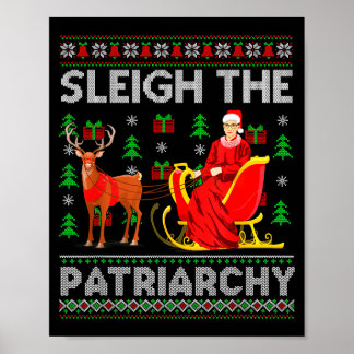 Póster Feminista Ruth Bader Ginsburg Rbg Trineo De Navida