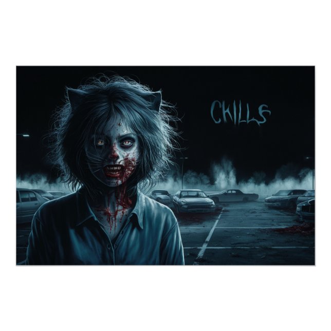 Poster Femme Chat 06 (Anverso)