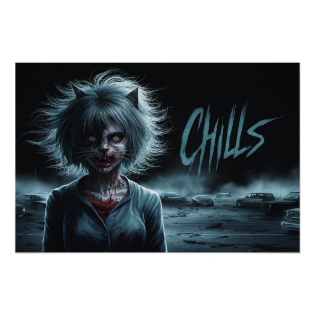 Poster Femme Chat 08 (Anverso)