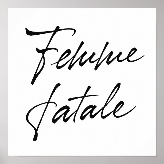 Póster Femme Fatale (Frente)