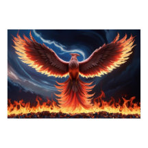 Fénix Ardiente Surge de las Cenizas